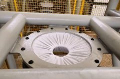 DN300光圈閥虹膜閥在氫氧化鋰粉噸包投料中的應用